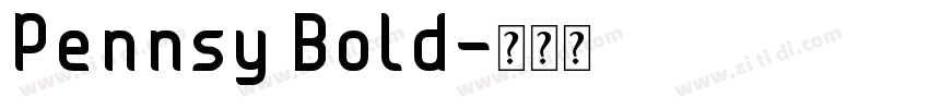 Pennsy Bold字体转换